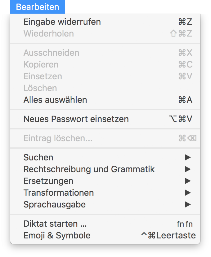 Safe + für Mac den Passwortgenerator benutzen.